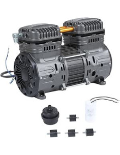 Compresor de Aire Motor de Repuesto 550W Cobre Puro para 9L Sin Aceite Silencioso Portátil Compresor de Aire Eléctrico