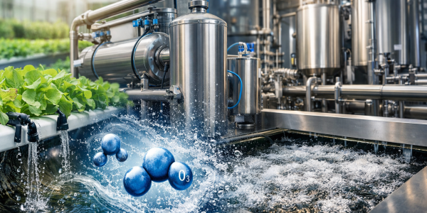 Agua ozonizada: una solución avanzada para la industria y la agricultura moderna