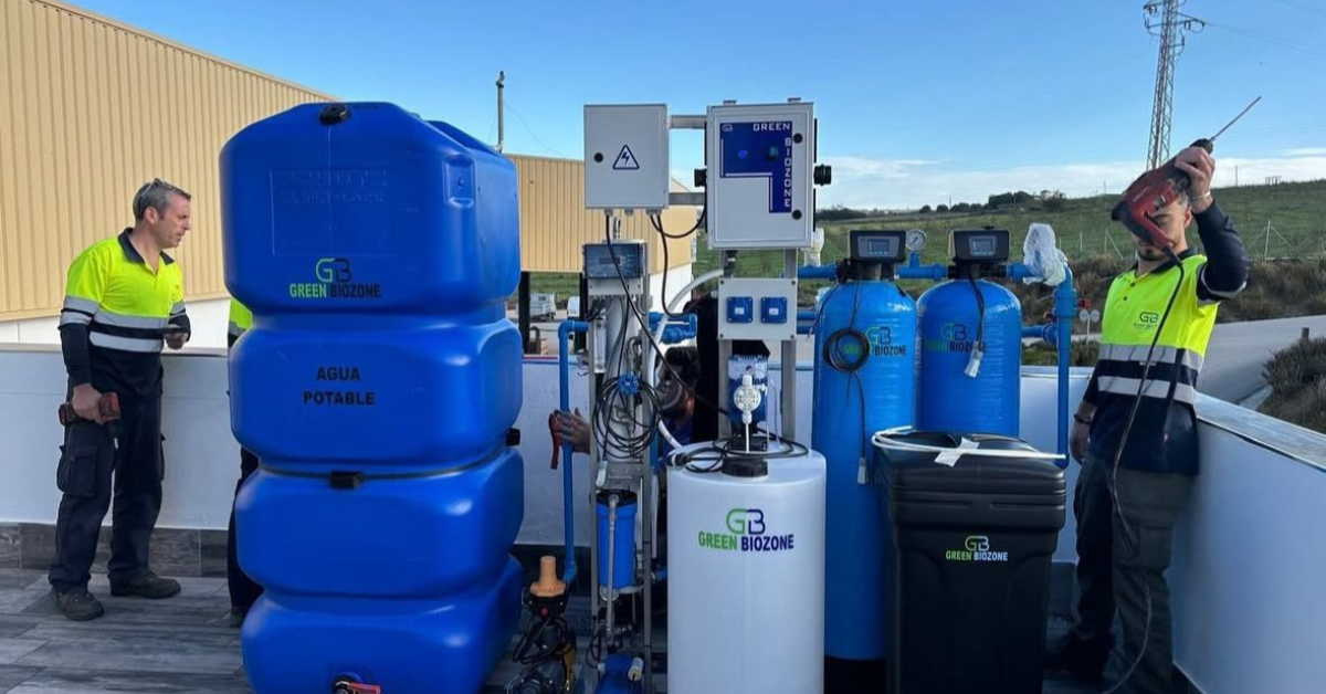 Instalación de una Potabilizadora de Agua Green Biozone