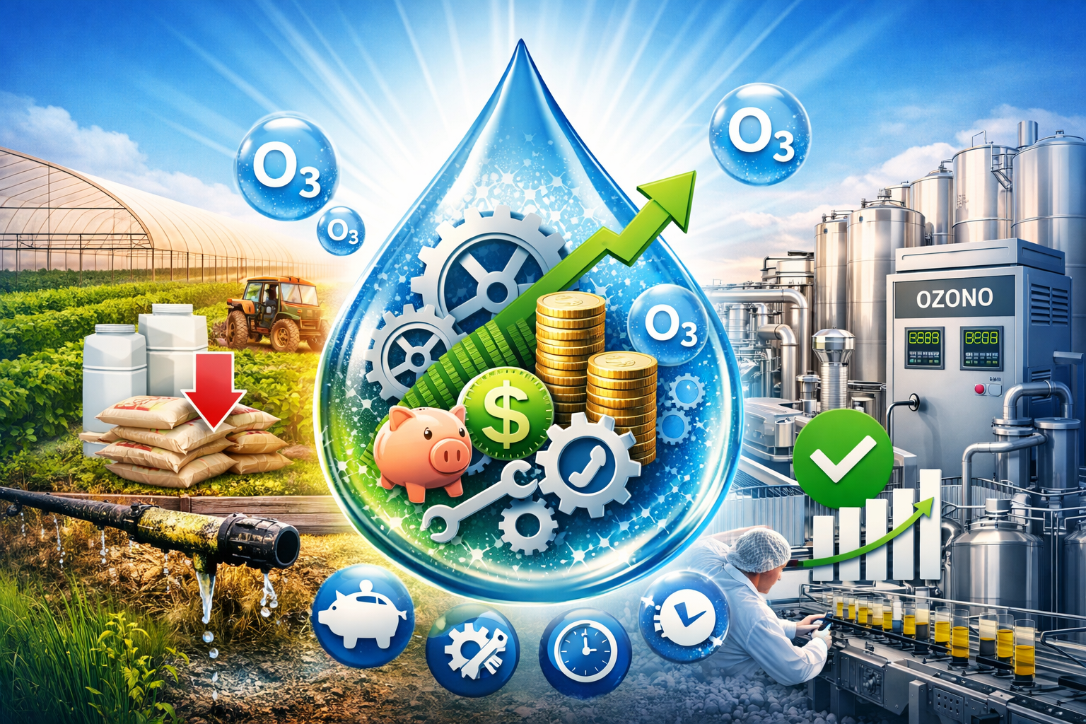 Rentabilidad real del tratamiento con ozono en agua | Ahorro y eficiencia